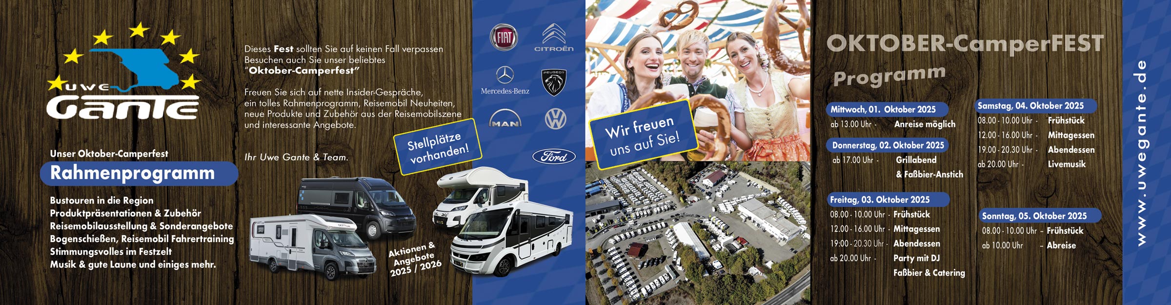 Wohnmobilmesse, Reisemobilmesse, Urlaubsmesse, Caravanmesse, Caravaningmesse und Vans neue Modelle 2025 und aktuelle Aktionen